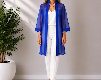 Organza Jacket Sheer Organza Jacket II - Etsy