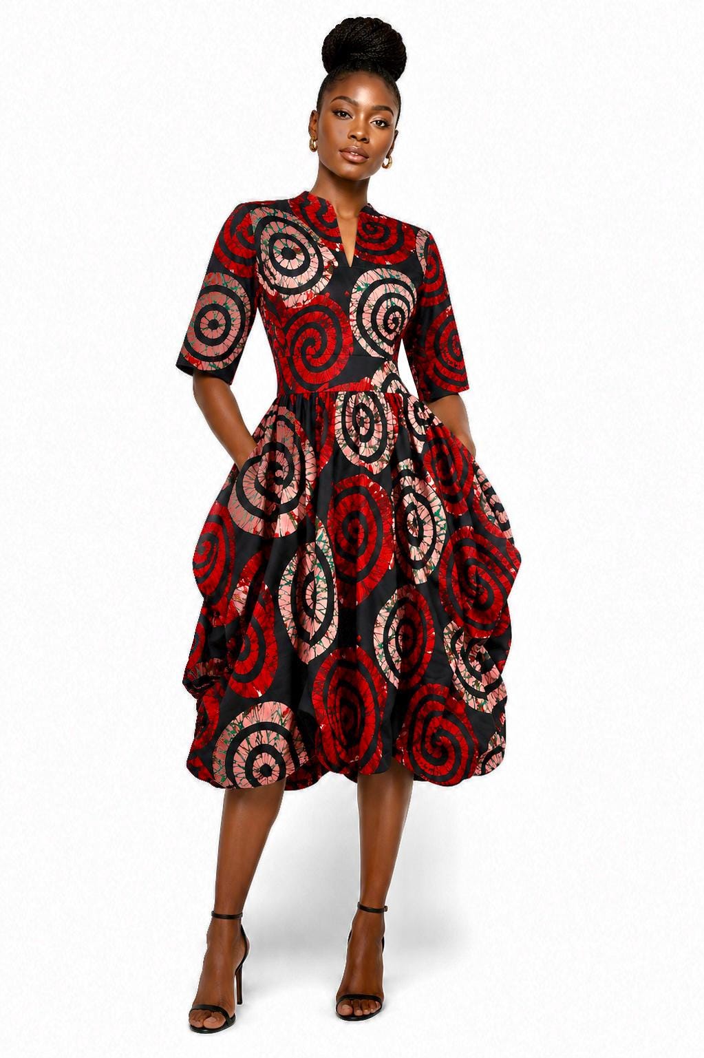 vineyard formal dress Mimi Eyelet Midi Dress