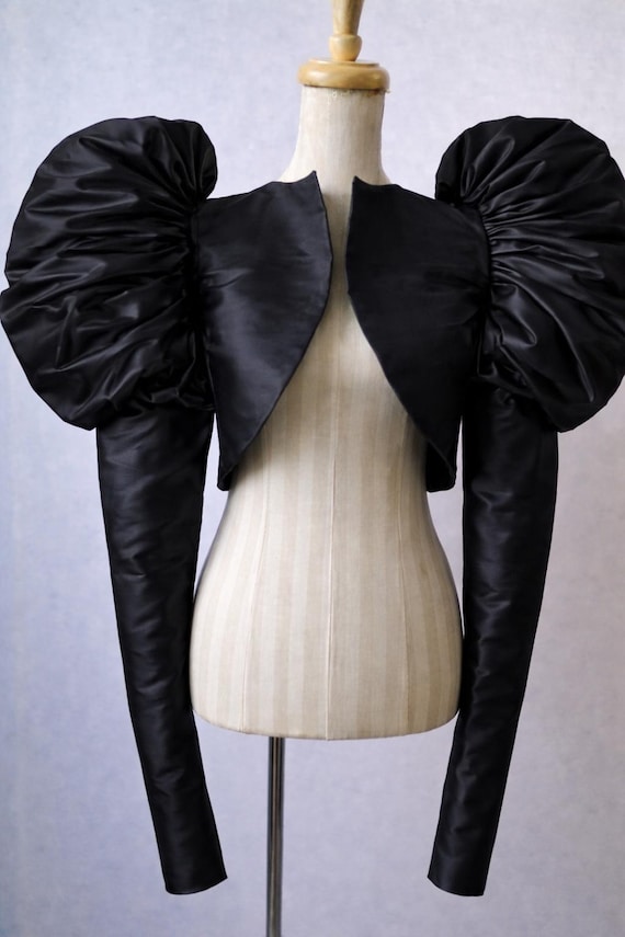 twill♡ PUFF SLEEVE SHAPE JACKET twill♡ PUFF SLEEVE SHAPE JACKET twill♡ PUFF SLEEVE SHAPE JACKET