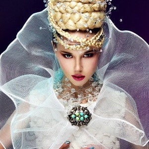 Dramatic Mesh Collar/Shrug/Headpiece/Veil/Shroud image 4