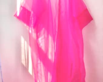 Sheer Organza Duster