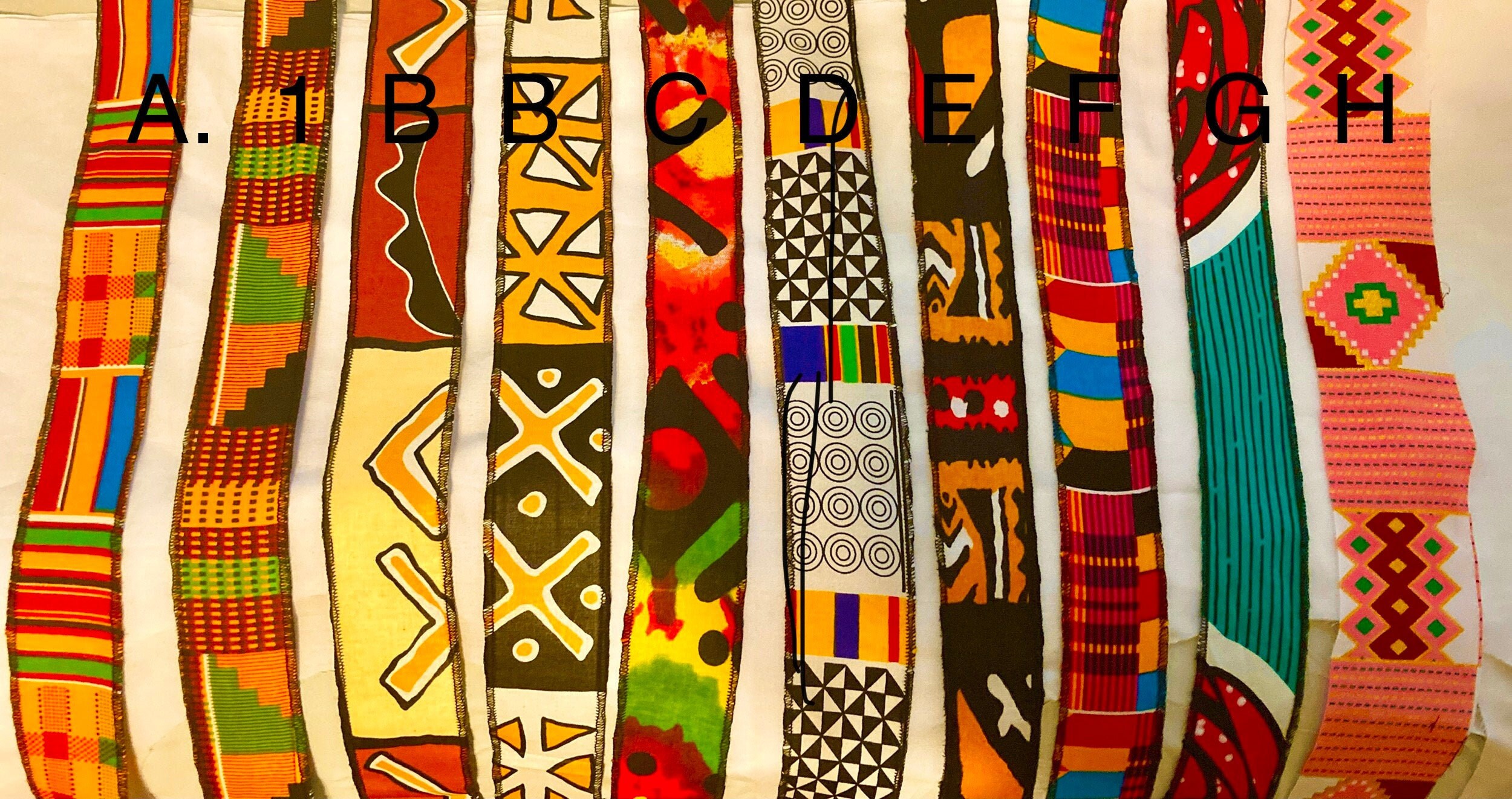 African Wax Print Wired Ribbons Kente Ribbon Craft Ribbon DIY Etsy