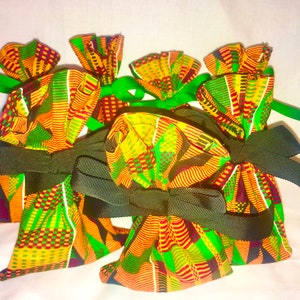 1 Cloth Party favor Bag African Gift Bag Kente Party Favor Bag Spice Bag...Choose a Print/Size/Quantity...Party Favors or Gifts