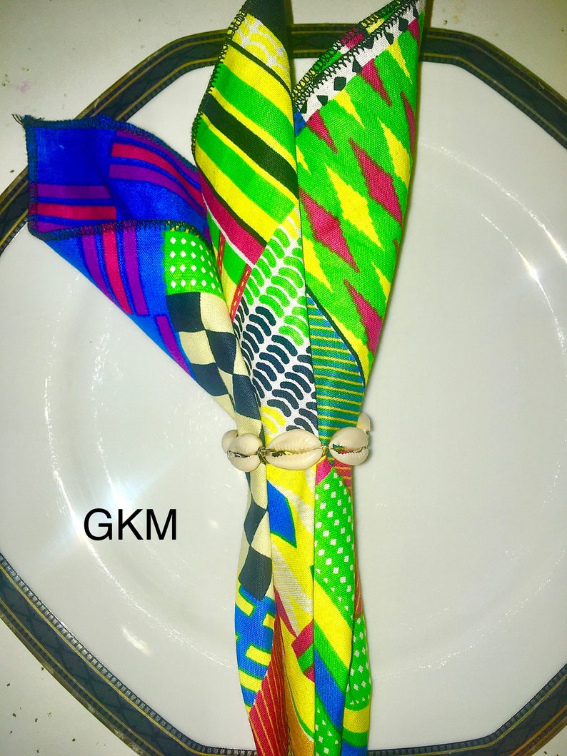 African Print Cloth Napkins Kente Cloth Napkins....Mix or Etsy