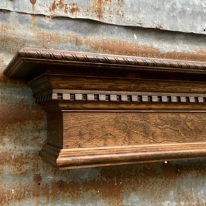 Dentil Crown Molding Mantel Wall Shelf