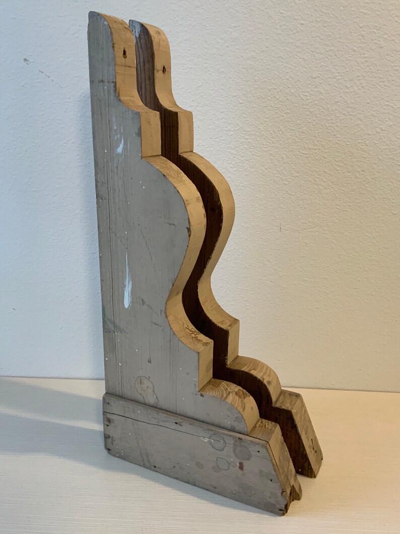 Large Wooden Antique Corbels Etsy