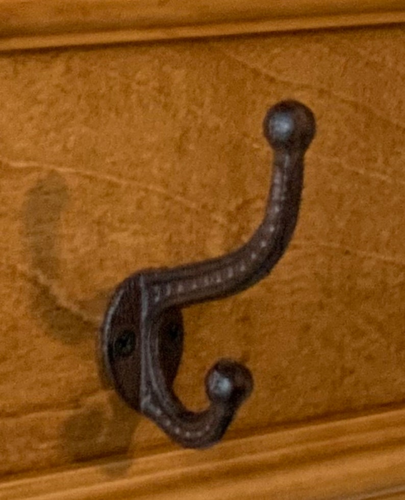 Stained Mantel Shelf With Hooks Dentil Crown Molding and Etsy