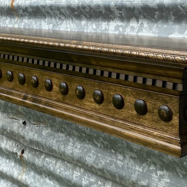 Espresso Mantel Etsy