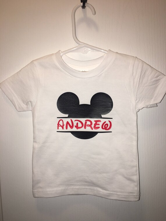 personalized mickey mouse shirts