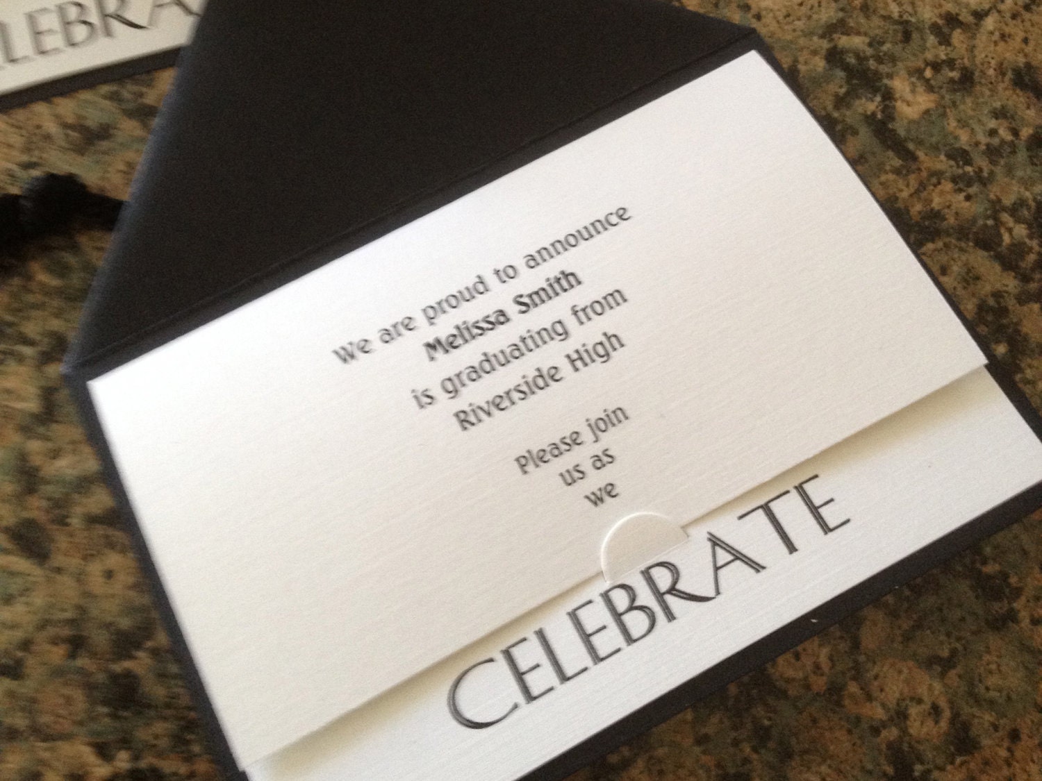 Custom Graduation Invitation large Etsy