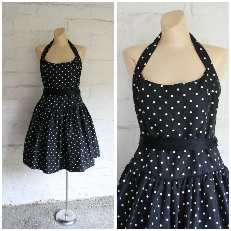 Polka Dot Prom Dress