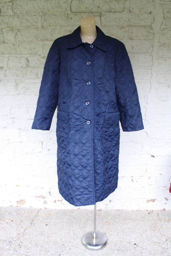 navy blue raincoat womens