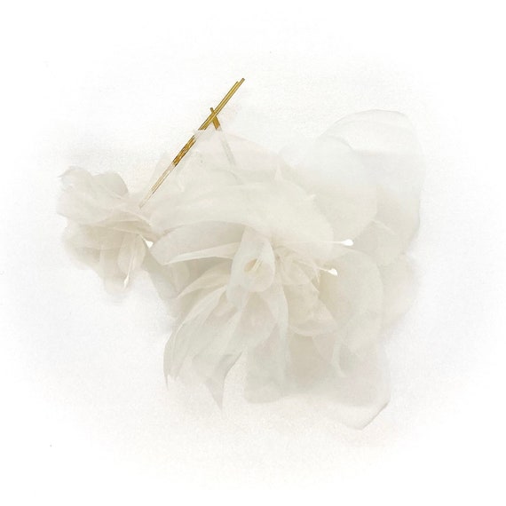 Silk Flower Hair Pins