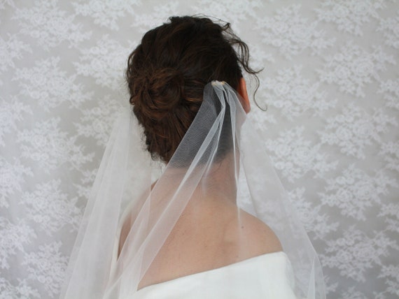 Helena Draped Tulle Veil