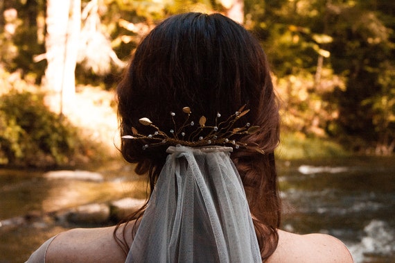 Jeweled Branches Comb