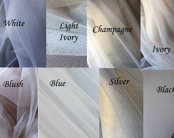 Soft English Tulle Sample Swatch