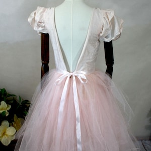 Sample Sale! / Rosa Abendkleid / Heimkehrkleid / Tüllrock und Seidenhochzeit oder Kleid für besondere Anlässe