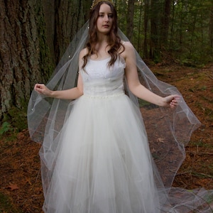 Tempest Gown / Tulle Wedding Dress /Straps / Silk / Tulle Skirt / Sequin / Beaded Gown image 2