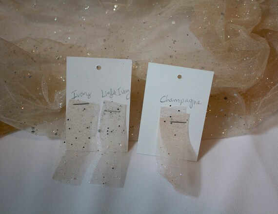 Glitter Tulle Sample