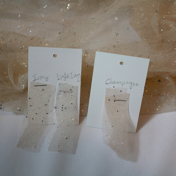 Glitter Tulle Sample