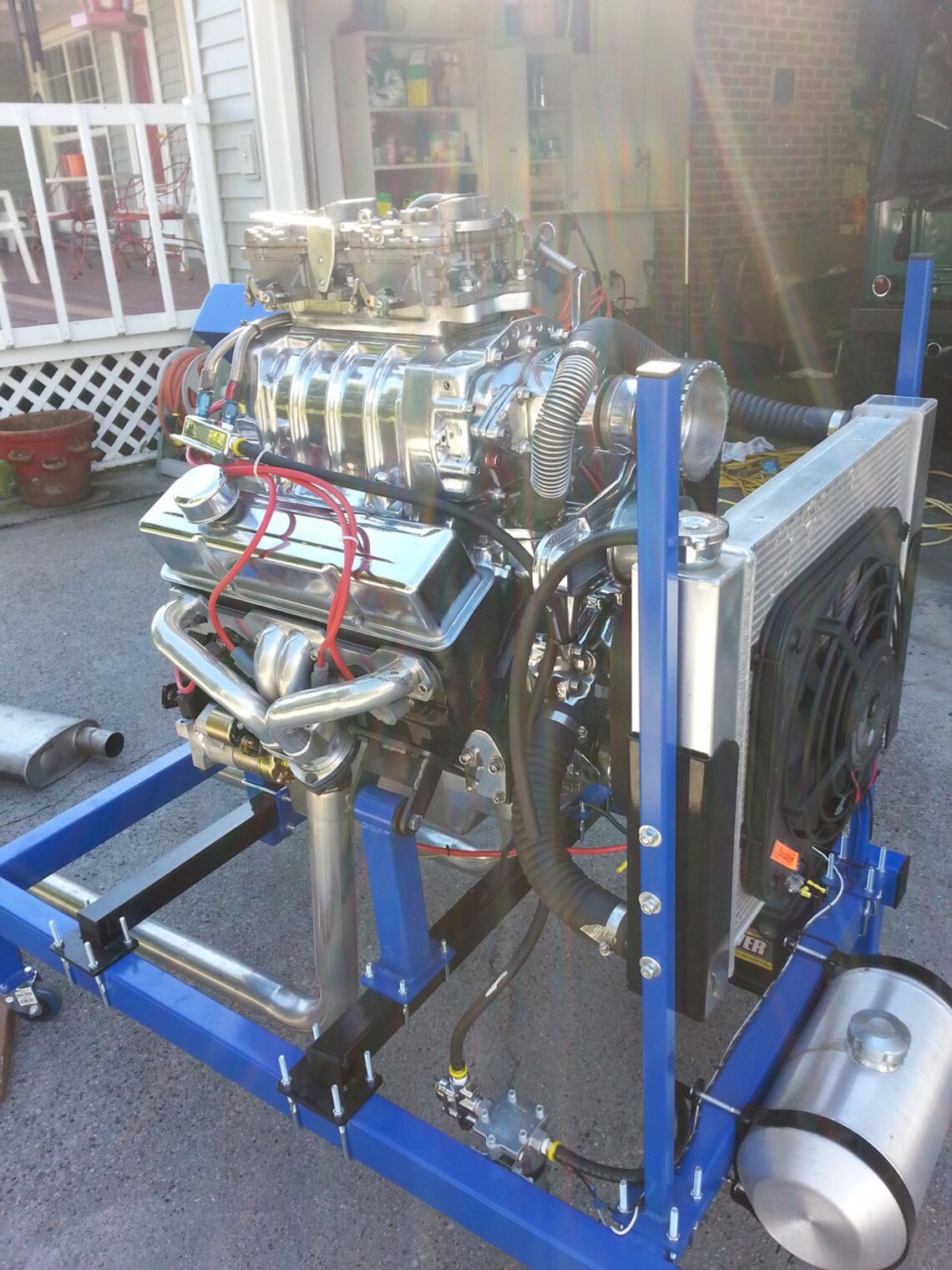 Run Engine Test Stand Plans With Measurements