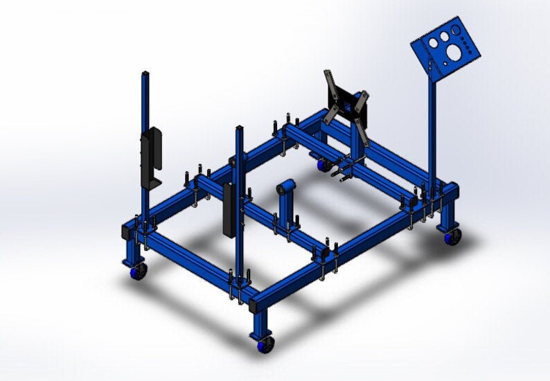 Engine Run Test Stand Plans 3D Version Download Etsy