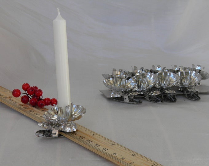 10 Christmas Tree Candle Clips Etsy