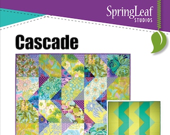 Patrón de colcha en PDF en cascada