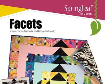 Patrón de colcha Facets en PDF