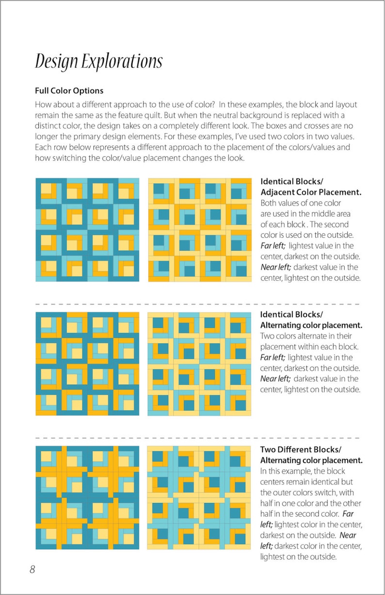 Offset PDF Quilt Pattern image 3