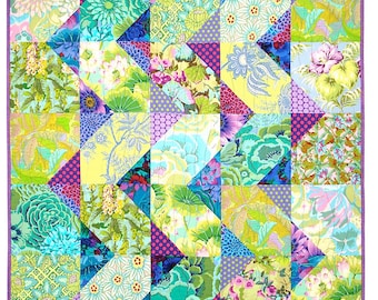 Patrón de colcha en PDF en cascada