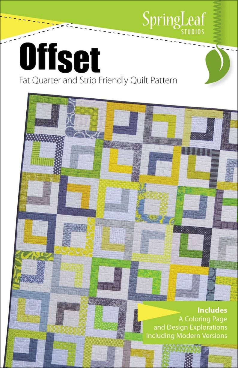 Offset PDF Quilt Pattern image 1