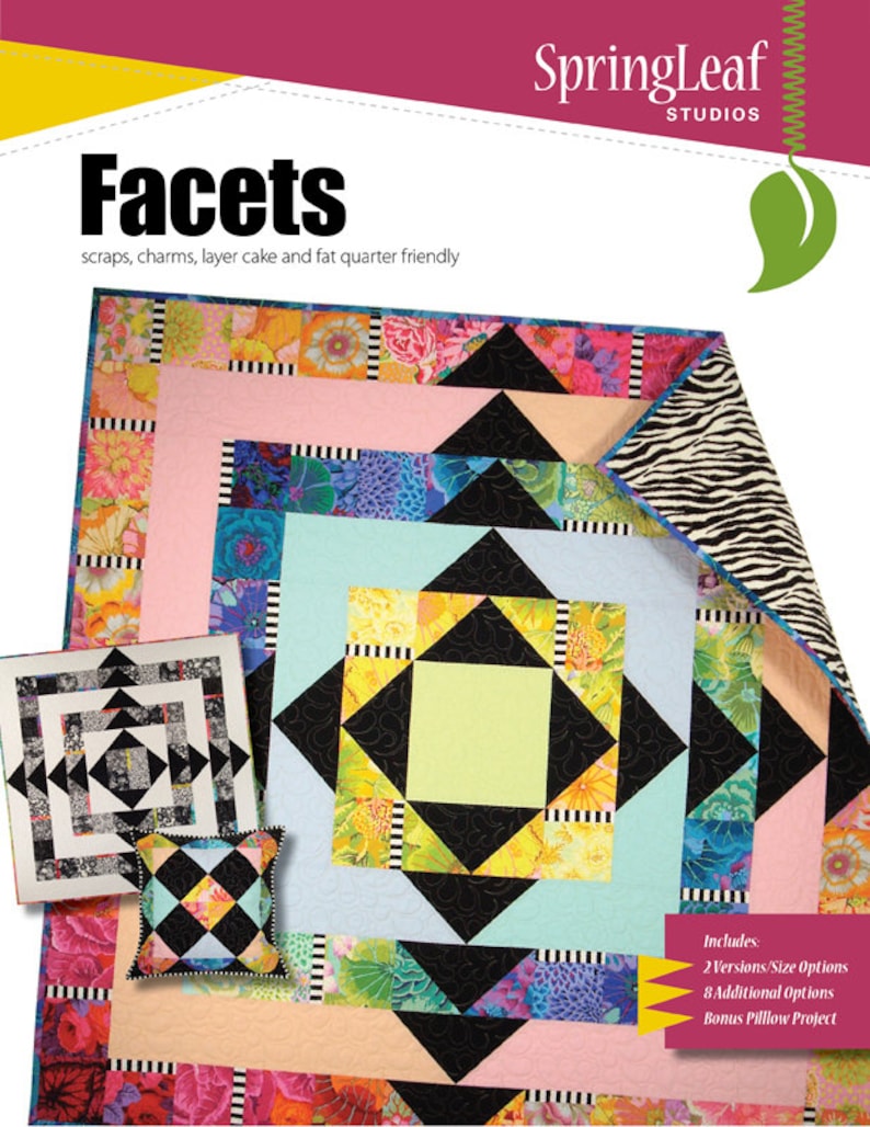 Facets PDF Quilt Pattern image 2