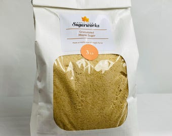 Granulated Maple Sugar - 3 Pounds