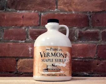 One Half Gallon of Pure VT Maple Syrup