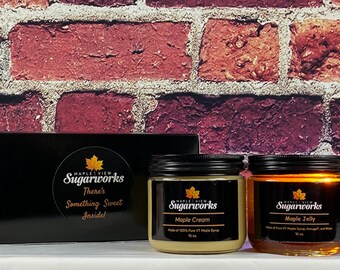 Maple Cream & Jelly Gift Box - 16 oz Jars
