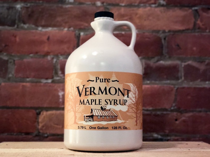 One Gallon of Pure Vermont Maple Syrup Etsy