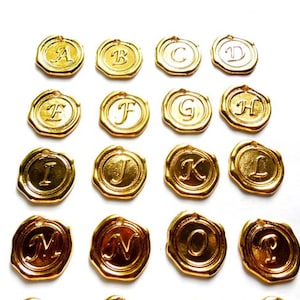 26 Gold Plated Alphabet Charms A to Z - 20-S-15