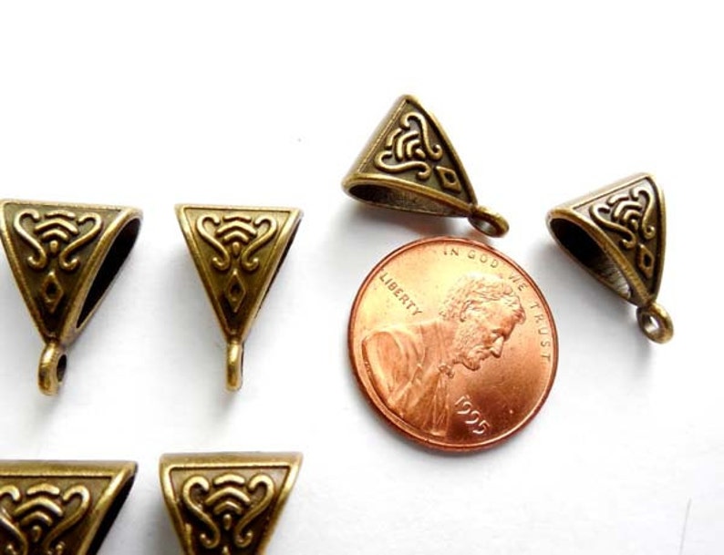 16-BB-3 10 Antique Bronze Slider Bails