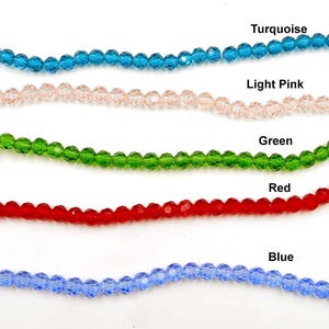 85 Faceted Glass Beads - 31-6