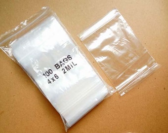 Sac à fermeture éclair sac en polyéthylène Transparent 2mil sac à fermeture écla