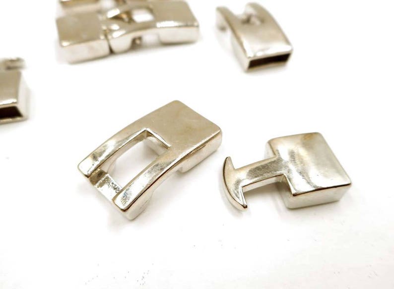 3 Antique Silver Bracelet Closure/clasps 16ST4 Etsy