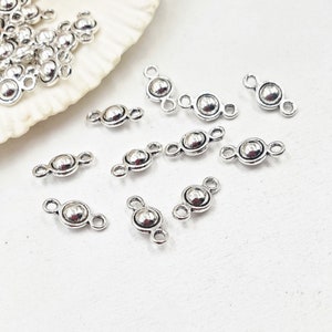 20 Antique Silver Connectors - 1-13