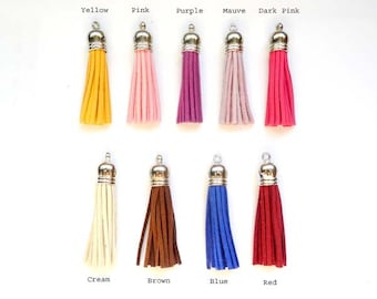 2 Tassel Charms Of Each Color - You Choose Color -22-36-3A