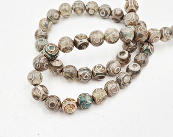 20 Agate DZI Beads - 41-5-3