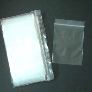 100 3 x 4 Inch Clear Zip Lock Bags 29-4 image 1