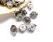 10 Antique Silver Spacer Beads - 17-1 