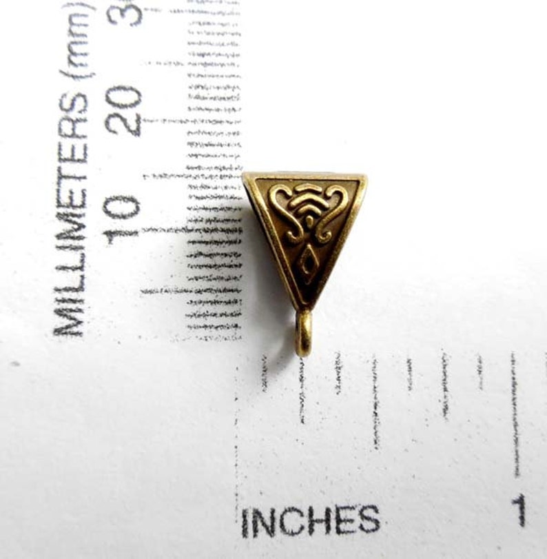 16-BB-3 10 Antique Bronze Slider Bails