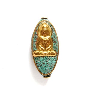 1 Nepalese Buddha Bead/Pendant/Charm - 20-S-2