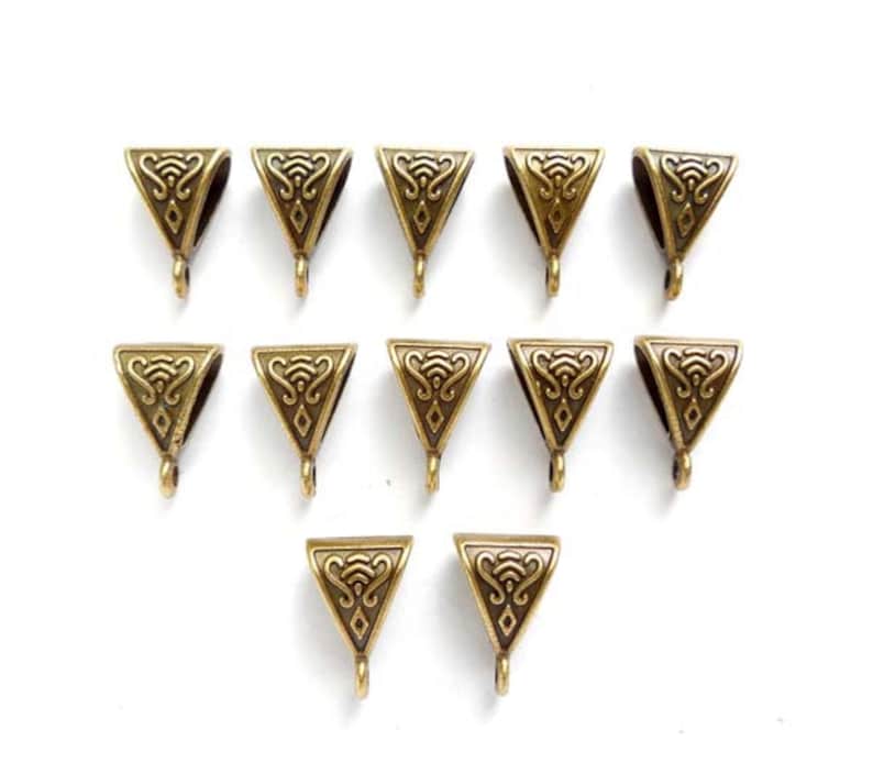 16-BB-3 10 Antique Bronze Slider Bails